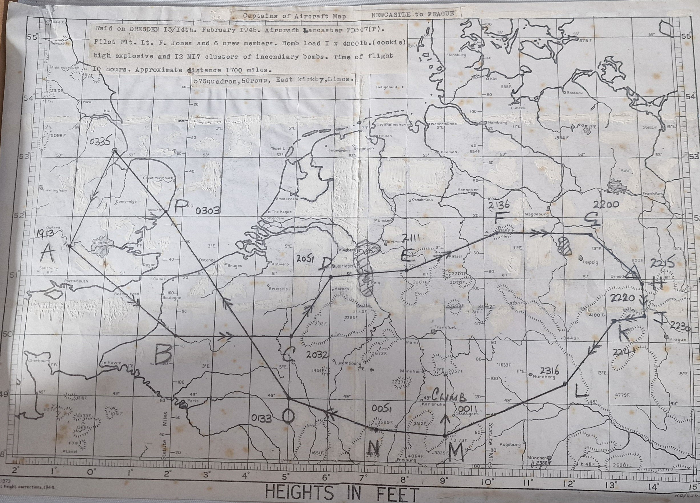 Dresden - Captains of Aircraft Map