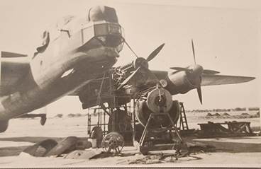 Maintenance on the Avro Lincoln