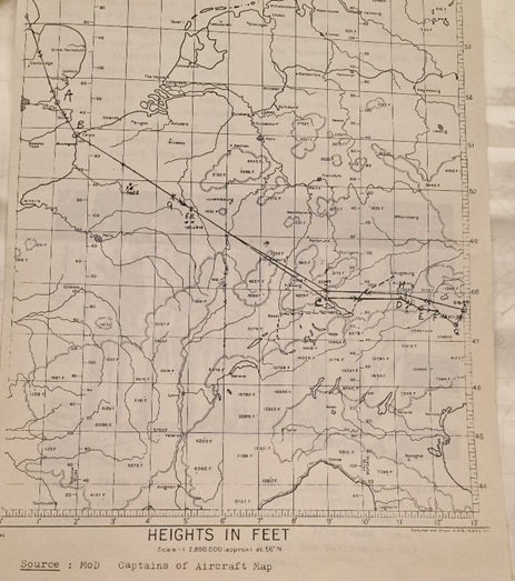 Captains aircraft map