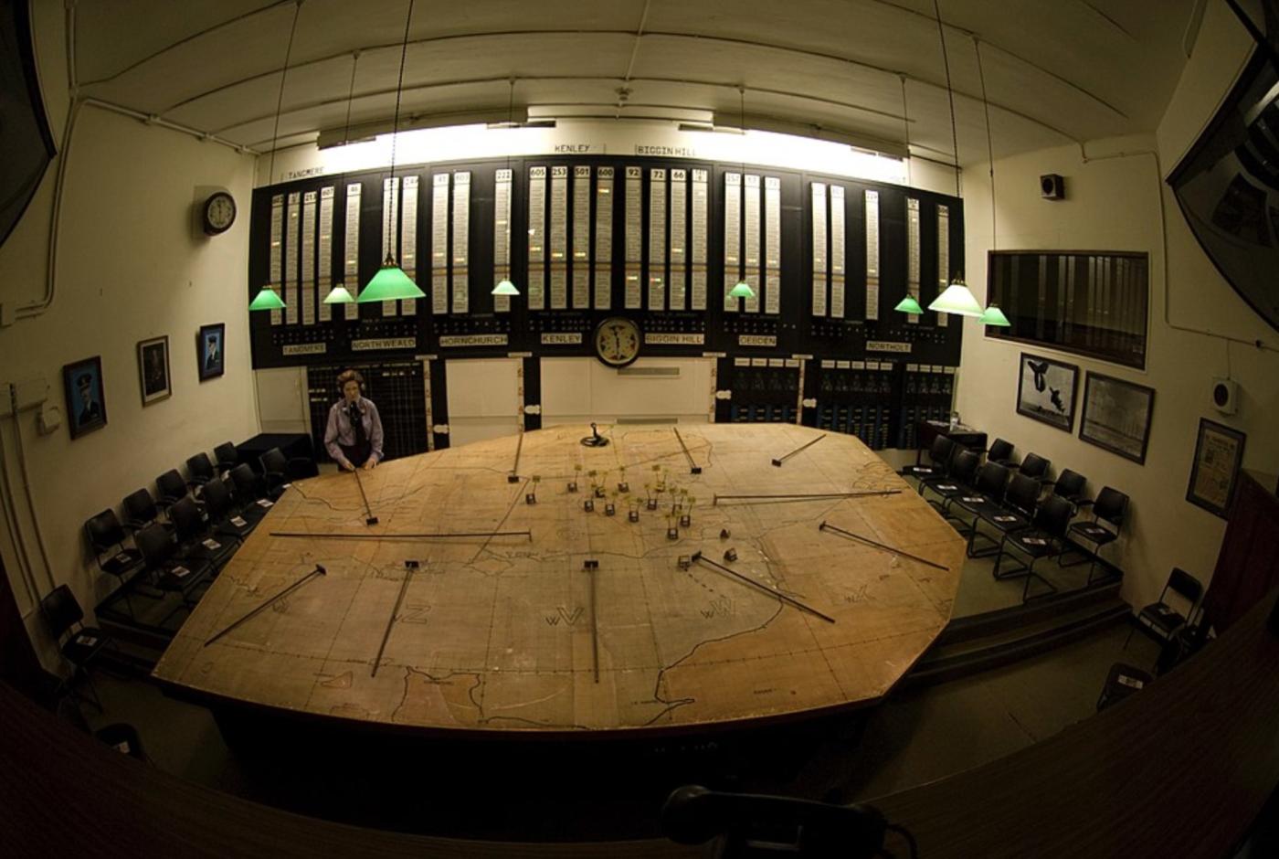 RAF fighter command Battle of Britain command centre room operations 
