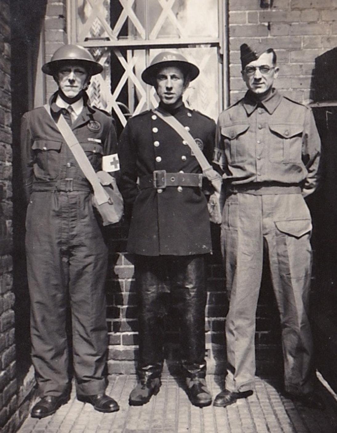 British home guard ww2 defence fire fighters 