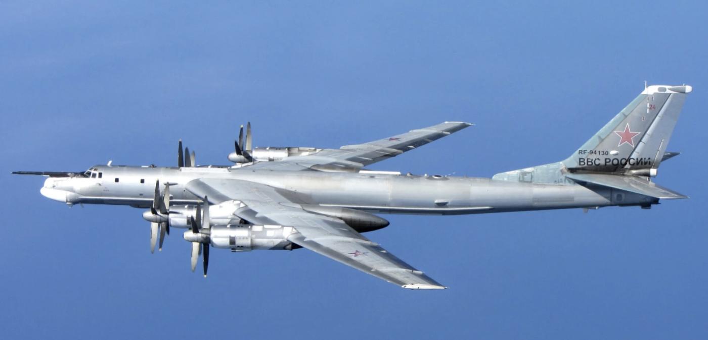 Russian tupolev tu-95 plane 