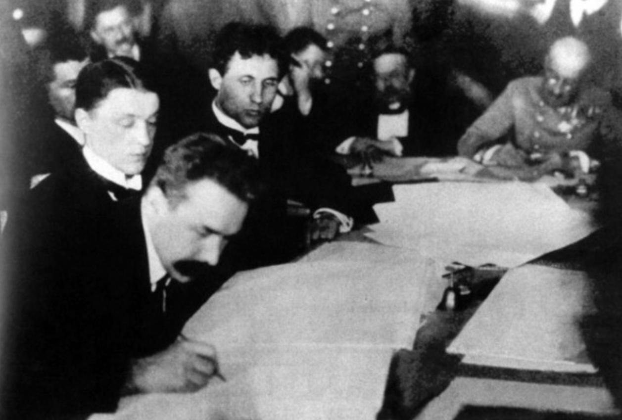 Armistice signing Ottoman Empire ww1