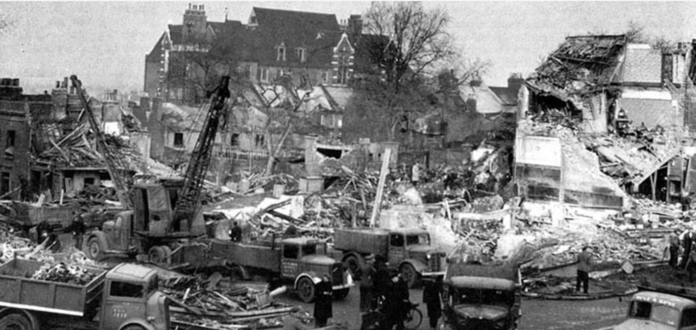 Woolworths v- 2 flowing rocket attack ww2 