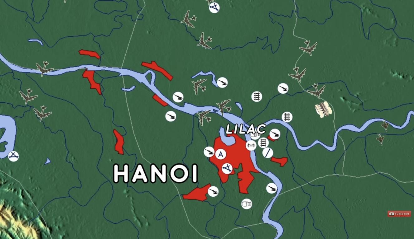 Hanoi map of bombing 