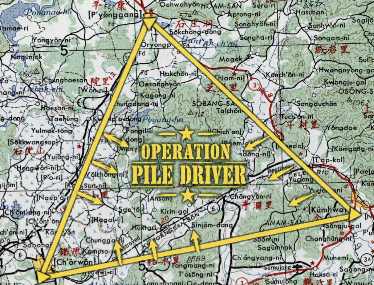 Operation pile driver Korean War