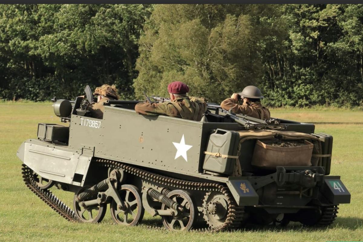 Tracked vehicle at Military Odyssey