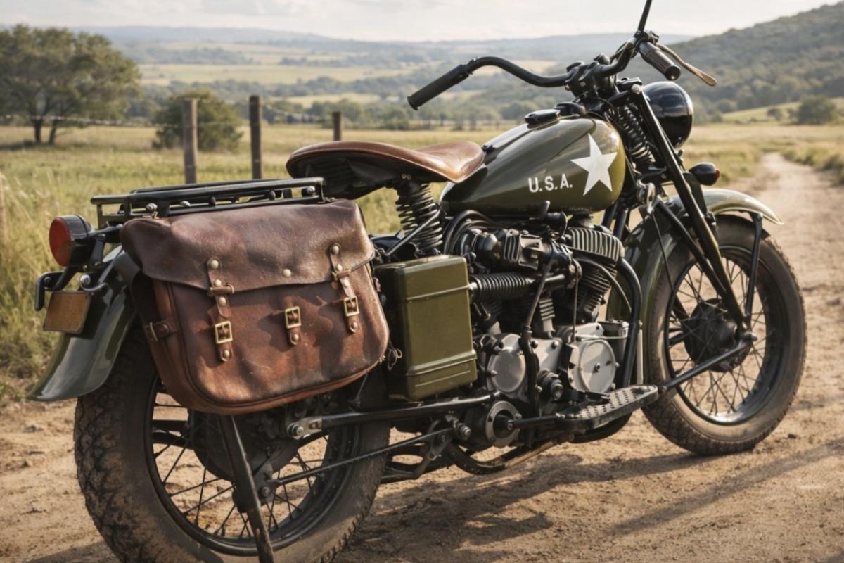 Indian motorbike 741